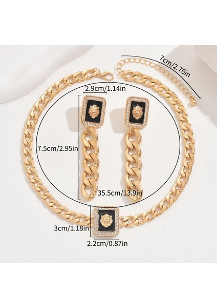 YUANYING-5430-2 Altın Kakma Takı Seti (Yurt Dışından) modelleri