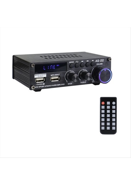 AS22 Hıfı Dijital Amplifikatör 30WX2 2.0 Kanal Dijital Bluetooth Amplifikatör Ses Amplifikatör Alıcı Araba Evi Abd Fişi (Yurt Dışından) fiyatları