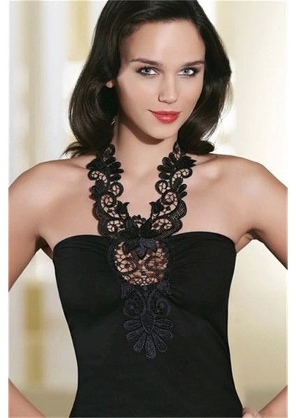 Şahinler Güpürlü Straples Atlet B378