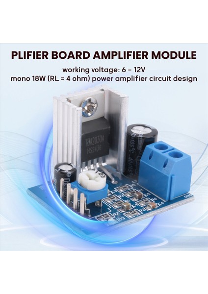 TDA2030A Dıy Güç Amplifikatör Modülü Ses Güç Amplifikatör Kartı Amplifikatör Modülü (Yurt Dışından) indirimleri