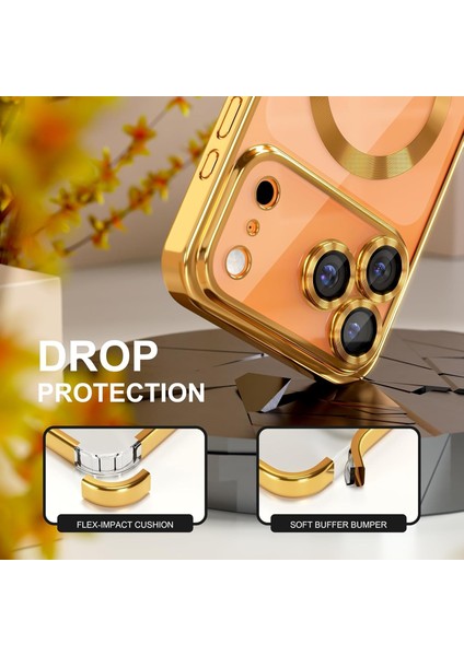 Apple iPhone 17 Pro Max Uyumlu Köşeleri Renkli Şeffaf Kamera Korumalı Silikon Kapak fırsatları