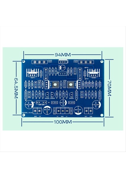 2SC3264 Hıfı 120W Güç Amplifikatör Kartı Altın Ses Yolu Tamamen Simetrik Tamamen Tamamlayıcı (Yurt Dışından) indirimleri