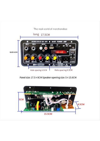 Optik Sesli Bluetooth Amp USB Fm Radyo Tf Oynatıcı Dıy Ses Subwoofer (Ab Fişi) (Yurt Dışından) fırsatları