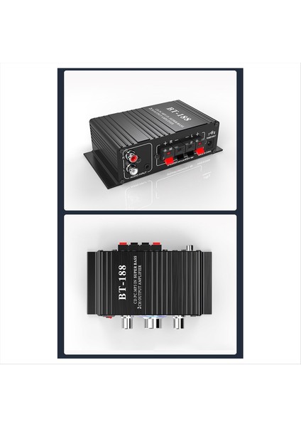 BT-188 Dijital Bluetooth Amplifikatör Mini 2 Kanal Çıktı Ana Bilgisayar Ses Amplifikatörü 12V Araba (Yurt Dışından) indirimleri