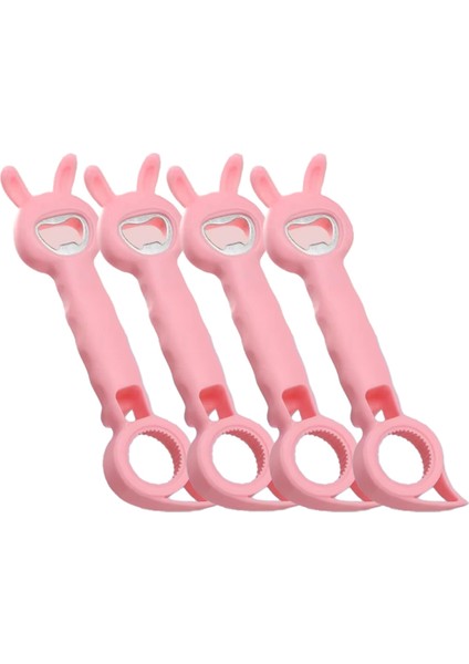 Çok Işlevli Şişe Açıcı, Bira ve Içecek Açıcı, Şişe ve Kutu Açıcı, Mutfak Aksesuarları Pembe (Yurt Dışından)