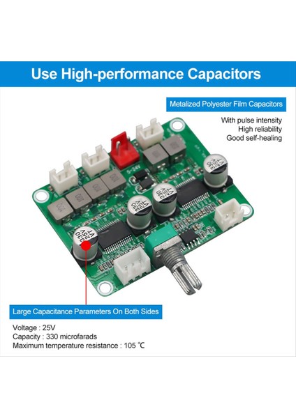 TPA3118 Dijital Ses Amplifikatör Kartı 2.1 Kanal Amplifikatör Modülü 2X30W &amp; 60W Ses Power Amp Kartı 12V-24V (Yurt Dışından) fırsatları