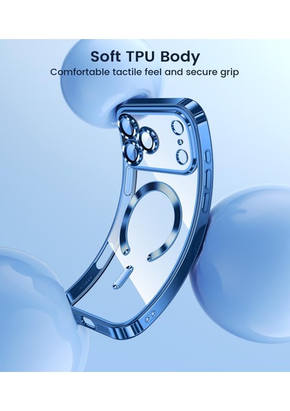 Apple iPhone 17 Pro Max Uyumlu Köşeleri Renkli Şeffaf Kamera Korumalı Silikon Kapak fırsatları