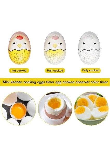 Kaynatma Yumurta Termometresi Yumurta Renk Değiştiren Pişirme Sıcaklığı Görüntüleyicisi Mutfak Gadget Düz Çizgi (Yurt Dışından) fırsatları
