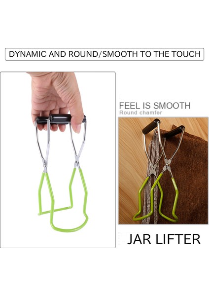 2 Adet Paslanmaz Çelik Konserve Kavanoz Kaldırıcı Maşalar ve Geniş Ağız ve Normal Kavanozlar Için Canning Huni, Temizlenmesi Kolay (Yurt Dışından) modelleri