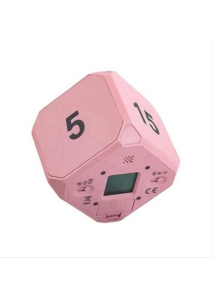 Pembe Flip-Change Mini Dijital Zamanlayıcı, LED Ekran, 4 Önceden Ayarlanmış Kez, Çift Mod, Geri Sayım Pişirme Zamanlayıcısı (Yurt Dışından) fiyatları