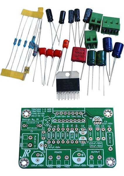 TDA7294 80W 100W Mono Audio Amp Amplifikatör Kartı DC30V-40V Kitler TDA7293 Yeşil Için Uygun (Yurt Dışından)