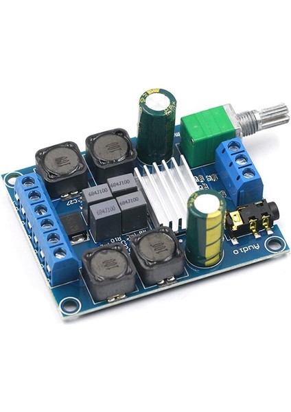 XY-502 Dijital Güç Amplifikatörü 2 Kanallı Stereo Yüksek Power 2X50W TPA3116D2 Subwoofer Ses Amplifikatör Kartı Modülü (Yurt Dışından)