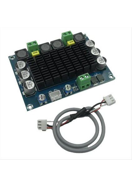 Şasi Dahili Dijital Amplifikatör Kartı Çift Kanallı TDA7498 Yüksek Güçlü Yüksek Tanımlı Arka Amplifikatör Kartı (Yurt Dışından)