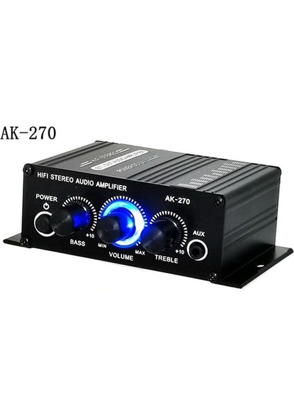 AK-270 AK270 12V Mını Hıfı Güç Amplifikatörü Ses Ev Otomobil Tiyatrosu Amplifikatörü 2 Kanal Amplifikatör Usb/sd Aux Giriş (Yurt Dışından) indirimleri
