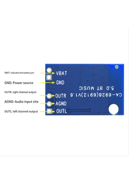 10 Pcs Bluetooth Modülü CA-6928 Bluetooth Audio Modülü 5V 5V 5.0 Bt Bluetooth Hoparlör Ses Amplifikatör Modül Kurulu A (Yurt Dışından) indirimleri