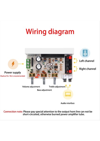 50W+50W Çift AC15-18V Stereo Ses Güç Amplifikatör Kartı 2.0 Kanal Stk Dıy Hoparlör Için Kalın Film Serisi Amplifikatör (Yurt Dışından) fiyatları