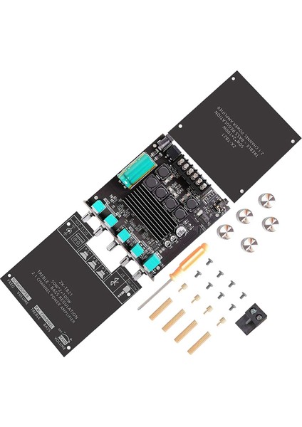 ZK-TB21 Bluetooth 5.0 Subwoofer Amplifikatör Kartı 50WX2+100W 2.1 Kanal Güç Ses Stereo Amplifikatör Bas Amp (Yurt Dışından) fiyatları