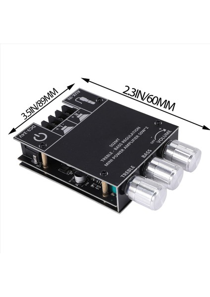 ZK-502MT Bluetooth 5.0 Subwoofer Amplifikatör Kartı 2.0 Kanal Yüksek Güçlü Ses Ses Stereo Amplifikatör Kartı 2X50W Bas Amp (Yurt Dışından) indirimleri