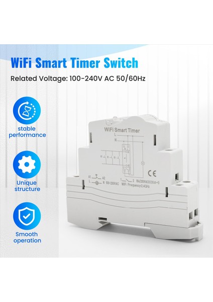 Sinotimer TM609 Wifi Akıllı Zamanlayıcı Anahtarı Tuka Uygulaması Uzaktan Kumanda Kablosuz Geri Sayım Zamanı Anahtar Ana Merdiven Işığı 220V 110V (Yurt Dışından) fırsatları
