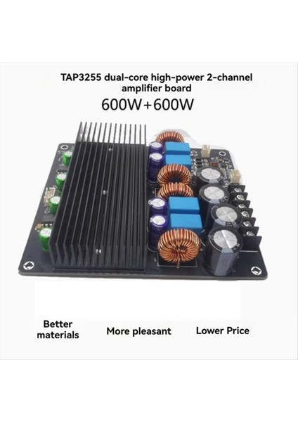TPA3255 Güç Amplifikatör Kartı 2.0 Kanal Çift Çekirdekli 600W+600W Stereo Dijital Yüksek Güçlü Hıfı Amplifikatör Kartı (Yurt Dışından) fiyatları