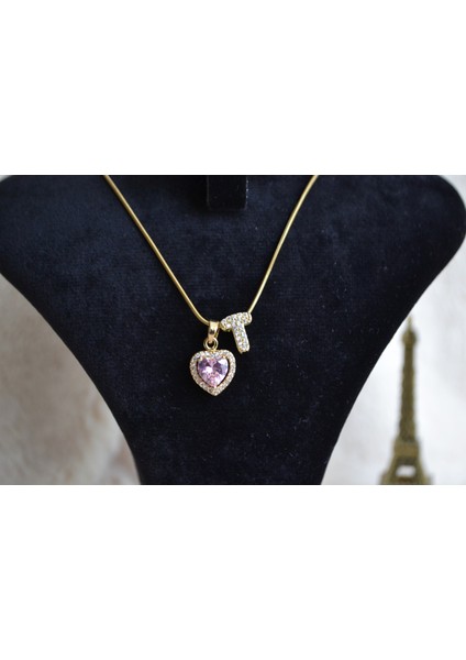 Harf Çelik Kadın Kolye