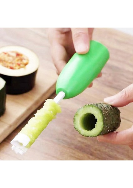 Patlıcan Corer Domates Tohumları Sökücü Pitter Meyve Çekirdek Tohum Sökücü Sebze Spiral Tohum Mutfak Aletleri (Yurt Dışından) indirimleri