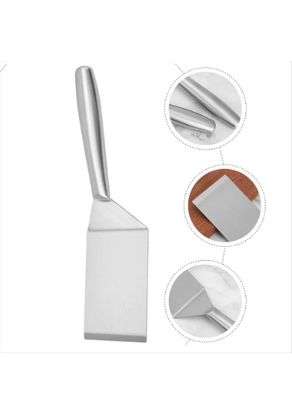 Paslanmaz Çelik Spatula Düz Spatula Büyük Balık Turner Grill Barbeque Turner Griddle Scraper Biftek Spatula Krep A (Yurt Dışından) fiyatları