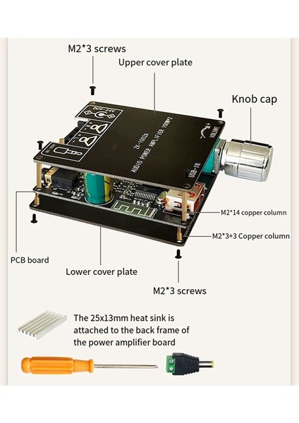 ZK-1002A 5.1 Bluetooth Güç Amplifikatör Kartı 100W Kanal Amplifikatör Kartı Ses Kutusu Için Kısa Devre Korumalı (Yurt Dışından) fiyatları