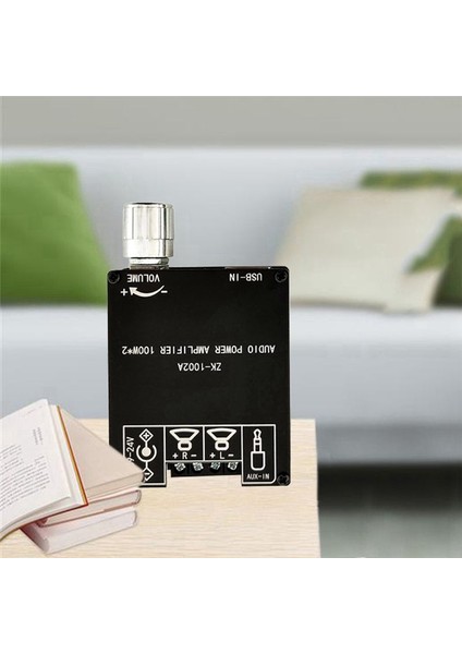 ZK-1002A 5.1 Bluetooth Güç Amplifikatör Kartı 100W Kanal Amplifikatör Kartı Ses Kutusu Için Kısa Devre Korumalı (Yurt Dışından) modelleri