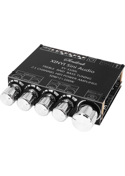 Bluetooth 5.0 2.1 Kanal Güç Ses Stereo Subwoofer Amplifikatör Kart 50WX2+100W Hoparlör Amp XY-S100L (Yurt Dışından) modelleri
