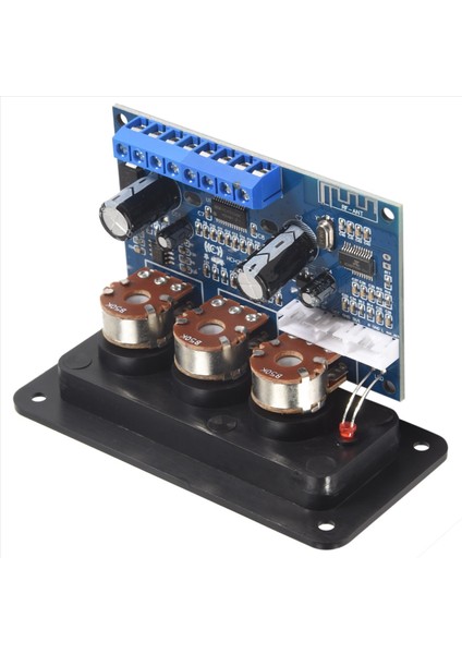 2.1 Kanal Dijital Amplifikatör Kartı 2X25W+50W Bt5.0 Subwoofer DC12-20V Amplifikatör Kart+Aux Hattı+Usb Kablosu+Uzaktan Kumanda (Yurt Dışından)