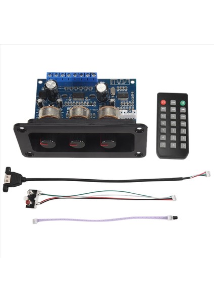 2.1 Kanal Dijital Amplifikatör Kartı 2X25W+50W Bt5.0 Subwoofer DC12-20V Amplifikatör Kart+Aux Hattı+Usb Kablosu+Uzaktan Kumanda (Yurt Dışından) modelleri