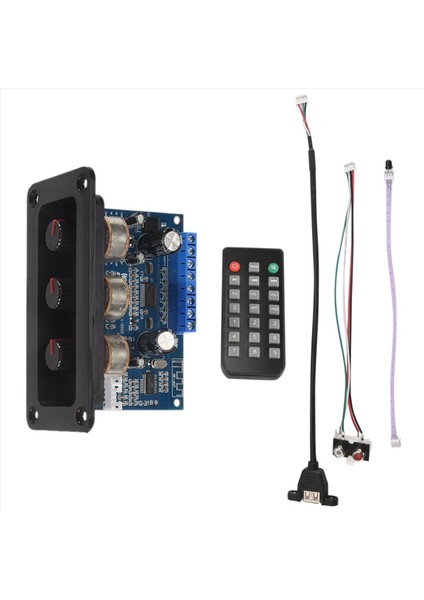 2.1 Kanal Dijital Amplifikatör Kartı 2X25W+50W Bt5.0 Subwoofer DC12-20V Amplifikatör Kart+Aux Hattı+Usb Kablosu+Uzaktan Kumanda (Yurt Dışından) fırsatları