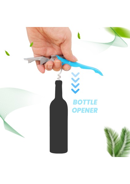 5 Paket Tirbuşon Ağır Hizmetçi Şarap Açıcı Seti Folyo Kesici ve Şişe Açıcı Şarap Anahtarı Garsonlar Için, Ev (Yurt Dışından) fırsatları