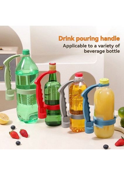 Içecek Şişe Sapı Plastik Soda Şişesi Kolay Kontrol Için Destek Sapı ve Dökülmeleri Önlemek (Yurt Dışından) fiyatları