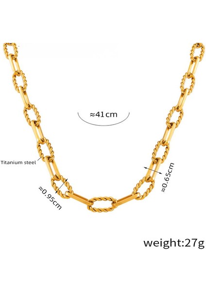 YUANYINGTXP036 Altın Yüzük Zincir Büküm ve Patchwork Tasarım Kadın Takı Seti (Yurt Dışından) modelleri