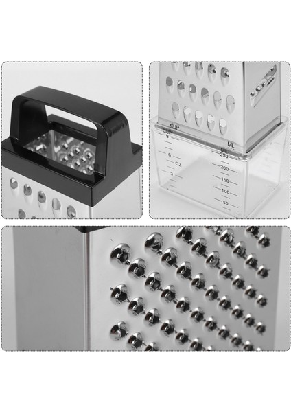 4 Taraflı Bıçaklar Peynir Sebzeleri Grater Havuç Salatalık Dilimleyici Kesici Kutusu Konteyner Mutfak Eşyaları Paslanmaz (Yurt Dışından) indirimleri