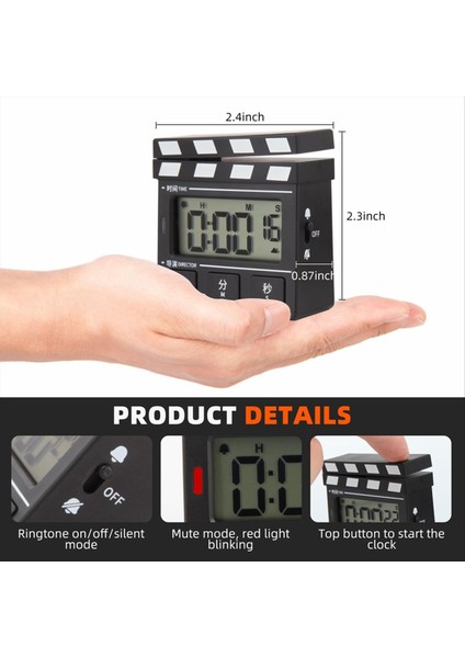 Çocuklar Için Sınıf Zamanlayıcı, Yemek Pişirmek Için Mutfak Zamanlayıcısı, Yumurta Zamanlayıcısı, Çalışma/egzersiz/aşçı Için Manyetik Dijital Zamanlayıcı - 2 Paket (Yurt Dışından) fiyatları