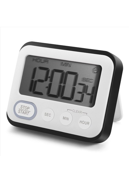 Dijital Mutfak Geri Sayım Zamanlayıcı: Öğretmenler Sınıf Sayacı Büyük LCD Loud Magnety Klip Kadınlar Basit Saat Mini Küçük Kronç Büyük Bipo Taka Saat Saniye Saniye Yemek (Yurt Dışından)