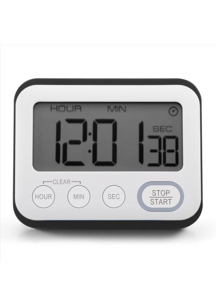 Dijital Mutfak Geri Sayım Zamanlayıcı: Öğretmenler Sınıf Sayacı Büyük LCD Loud Magnety Klip Kadınlar Basit Saat Mini Küçük Kronç Büyük Bipo Taka Saat Saniye Saniye Yemek (Yurt Dışından) fiyatları
