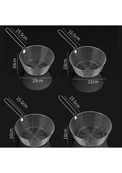 Süzgeç Sepeti Ince Örgü Yapışmaz Alt Katlanabilir Tutamak Anti-Ölçeklendirme Anti-Ölçekli Isıya Dayanıklı Paslanmaya Dayanıklı Kitc 22CM (Yurt Dışından) indirimleri