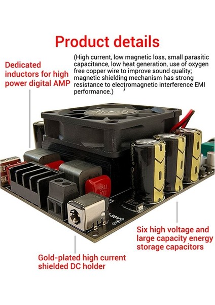 ZK-3002T Bluetooth Dijital Güç Amplifikatör Kartı 300WX2 2.0 Kanal Stereo Hıfı Preamplıfıcıcıcıcıplıcıcıcıcıce (Yurt Dışından) fırsatları