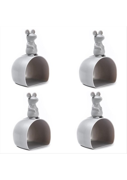 Basit ve Şık Pirinç Ölçüm Bardak Kaşık Pirinç Kupası Fare Şeklinde Ölçüm Kupası Ev Mutfak Gadgetları (Yurt Dışından)