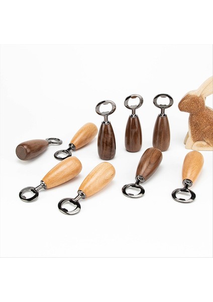 Ahşap Saplı Bira Şişesi Açıcı, Içecek Kapak Kapağı Bira Şişesi Açıcı Mutfak Aletleri Açık Ahşap Renk (Yurt Dışından) indirimleri