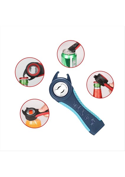 Bira Şişesi Açıcı 5-1 Arada Şişe Açıcı 4&#39;ü 1 Arada Çok Amaçlı Kutu Açıcı Seti (Yurt Dışından) modelleri