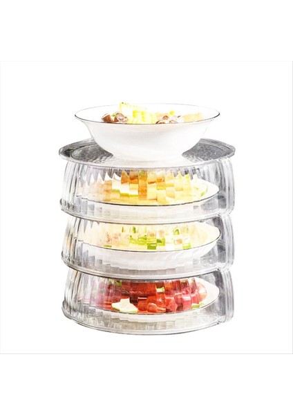 Çok Katmanlı Yığın Yalıtımlı Sebze Örtüsü Istiflenebilir Gıda Koruma Kutusu Anti-Mosquito Toz Geçirmez Isı Gıda Kapağı (Yurt Dışından) fiyatları