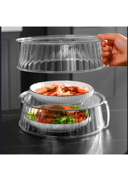 Çok Katmanlı Yığın Yalıtımlı Sebze Örtüsü Istiflenebilir Gıda Koruma Kutusu Anti-Mosquito Toz Geçirmez Isı Gıda Kapağı (Yurt Dışından) indirimleri