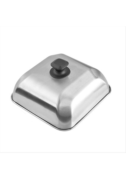 Yuvarlak Hamburger Kapağı Paslanmaz Çelik Izgara Kubbesi Peynir Eritme Kubbesi Izgarası Biftek Için Barbekü Piknik Için (Yurt Dışından)