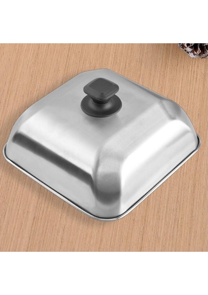 Yuvarlak Hamburger Kapağı Paslanmaz Çelik Izgara Kubbesi Peynir Eritme Kubbesi Izgarası Biftek Için Barbekü Piknik Için (Yurt Dışından) fırsatları