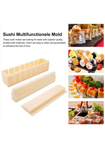 Suşi Üreticisi Pirinç Kalıp Japanse Kek Kalıbı Mulfonctionele Kalıp Suşi Yapmak Kit Kare Suşi Kalıp B (Yurt Dışından) indirimleri